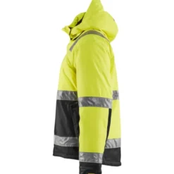 Blåkläder Workwear Hi-Vis vinterjakke, hi-vis gul/sort, str. 6XL