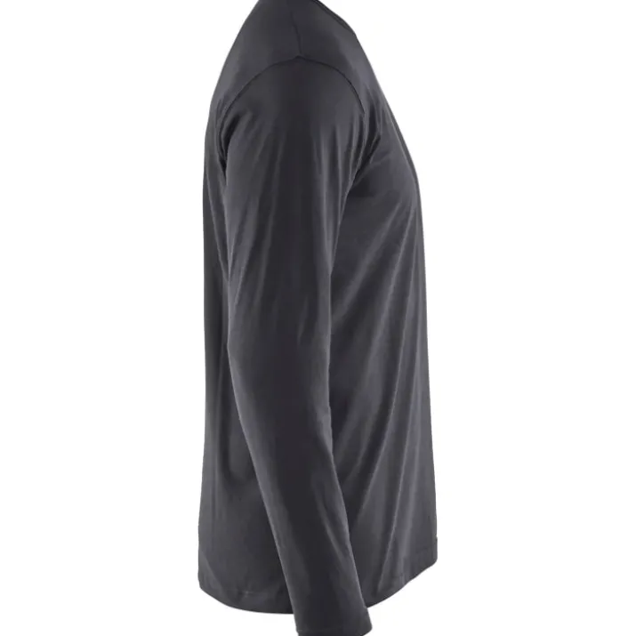 Blåkläder Workwear 35001 langærmet t-shirt, grå, str. XL