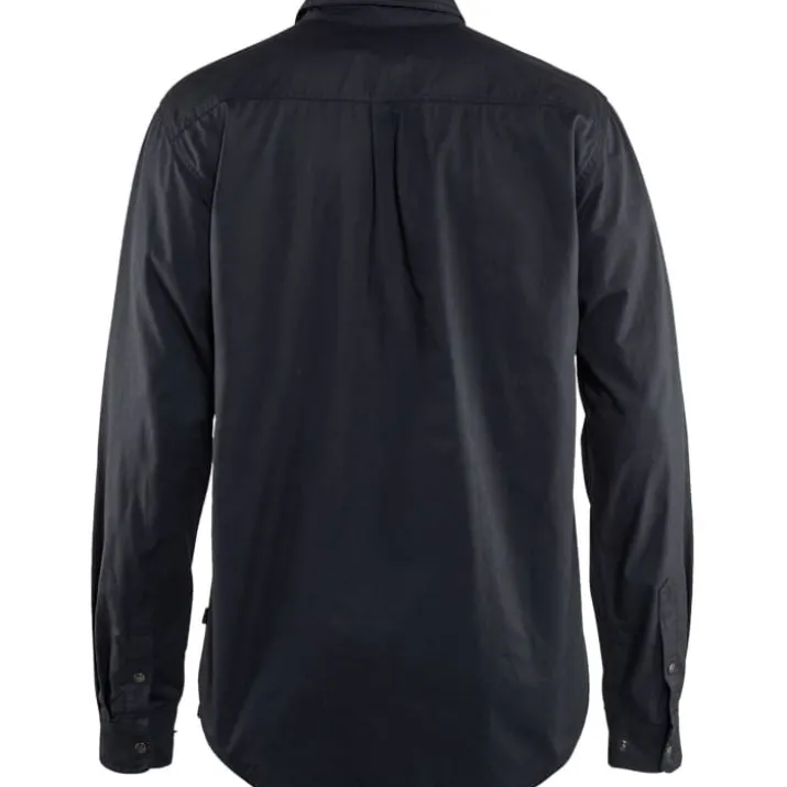 Blåkläder Workwear 3297 Twill skjorte, sort, str. 3XL