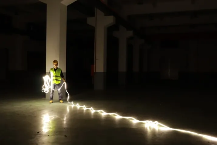 Blue Electric LED strip V2.0, 25 meter