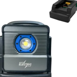 Blue Electric Plus-line arbejdslampe, 40W, sort