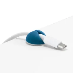 Bluelounge Cabledrop kabelholder, blå - 9 stk