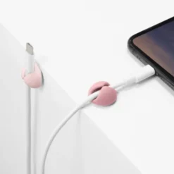 Bluelounge Cabledrop kabelholder, rød - 9 stk