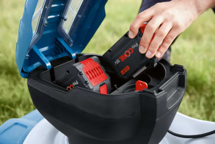 Bosch plæneklipper 18V, uden batteri