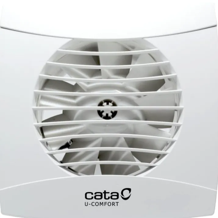 Cata UC-10 badventilator, timer, Ø100 mm, hvid