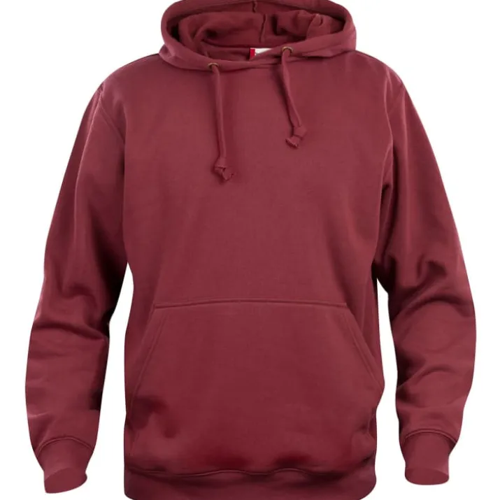 Clique Basic hoodie, bordeaux, str. 2XL