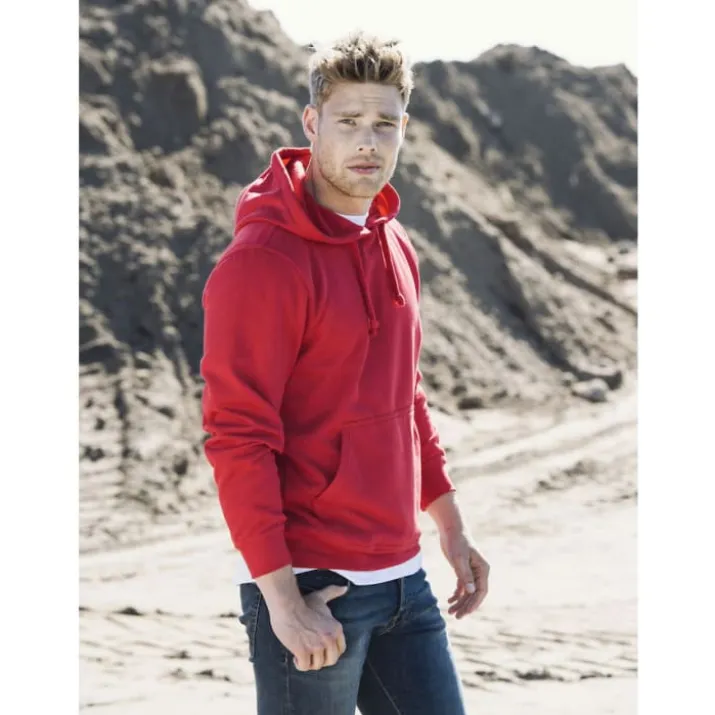 Clique Basic hoodie, rød, str. 2XL