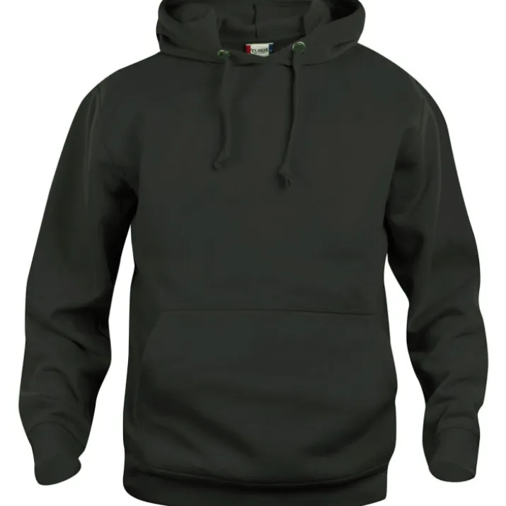 Clique Basic hoodie, sort, str. 2XL