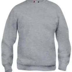 Clique Basic Roundneck sweatshirt, gråmeleret, str. 2XL