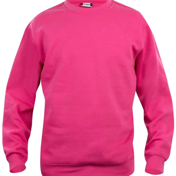 Clique Basic Roundneck sweatshirt, pink, str. 2XL