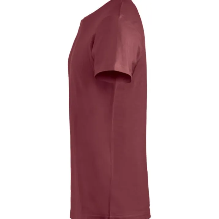 Clique Basic t-shirt, bordeaux, str. 2XL