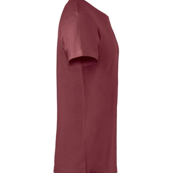 Clique Basic t-shirt, bordeaux, str. 2XL