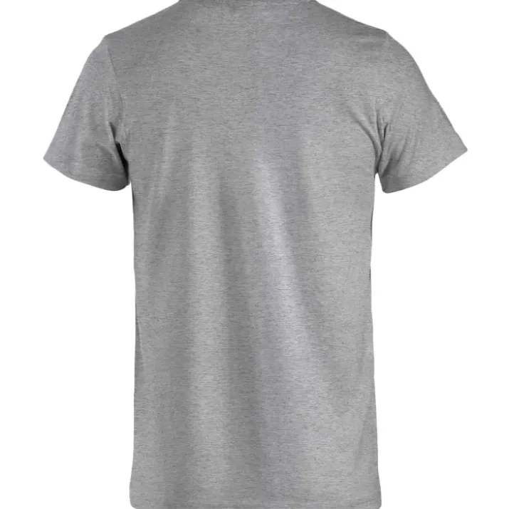 Clique Basic t-shirt, gråmeleret, str. 3XL