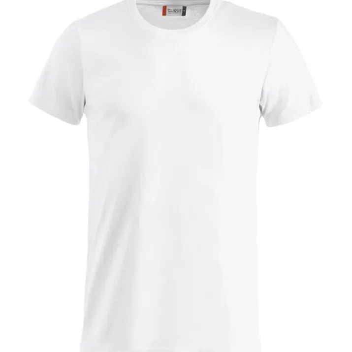 Clique Basic t-shirt, hvid, str. 4XL