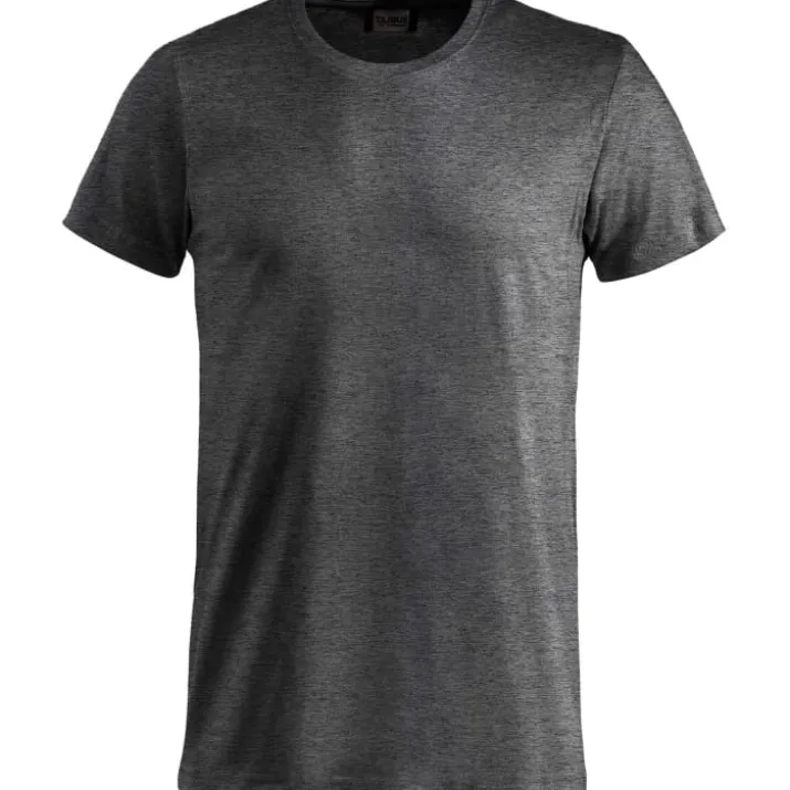Clique Basic t-shirt, koksgrå meleret, str. 2XL