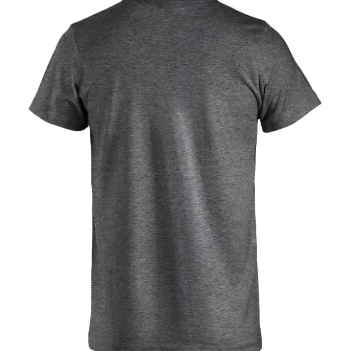 Clique Basic t-shirt, koksgrå meleret, str. 2XL