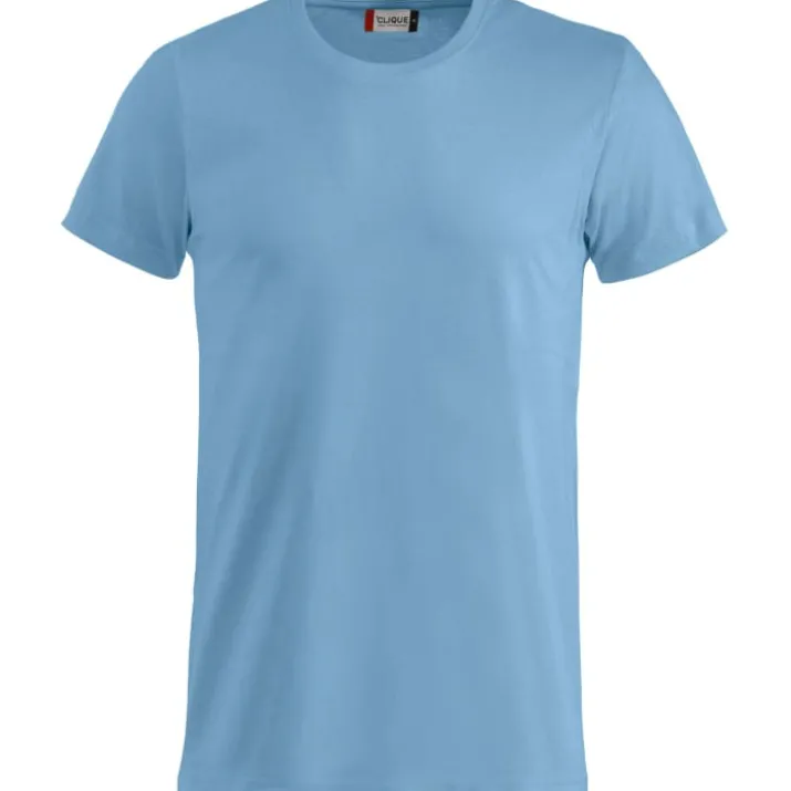 Clique Basic t-shirt, lys blå, str. 2XL
