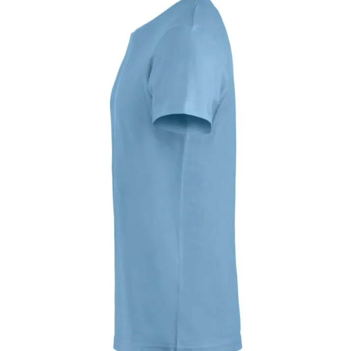 Clique Basic t-shirt, lys blå, str. 2XL