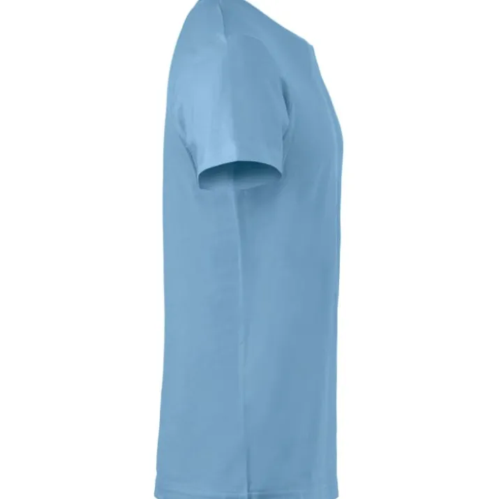 Clique Basic t-shirt, lys blå, str. 2XL