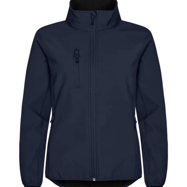 Clique Classic softshell jakke dame, mørk marineblå, str. M