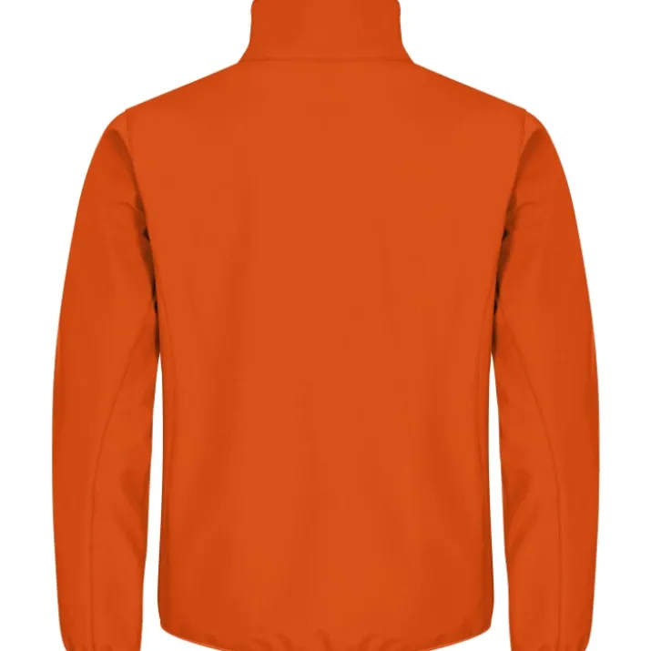 Clique Classic softshell jakke, orange, str. 2XL