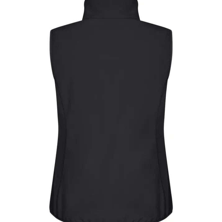Clique Classic softshell vest dame, sort, str. 2XL