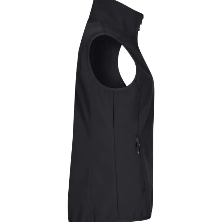 Clique Classic softshell vest dame, sort, str. 2XL