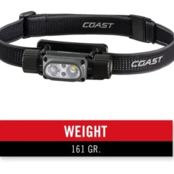 Coast WPH30R genopladelig pandelampe, 1000 lumen