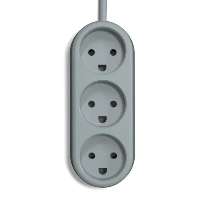 ColorCable stikdåse, grå