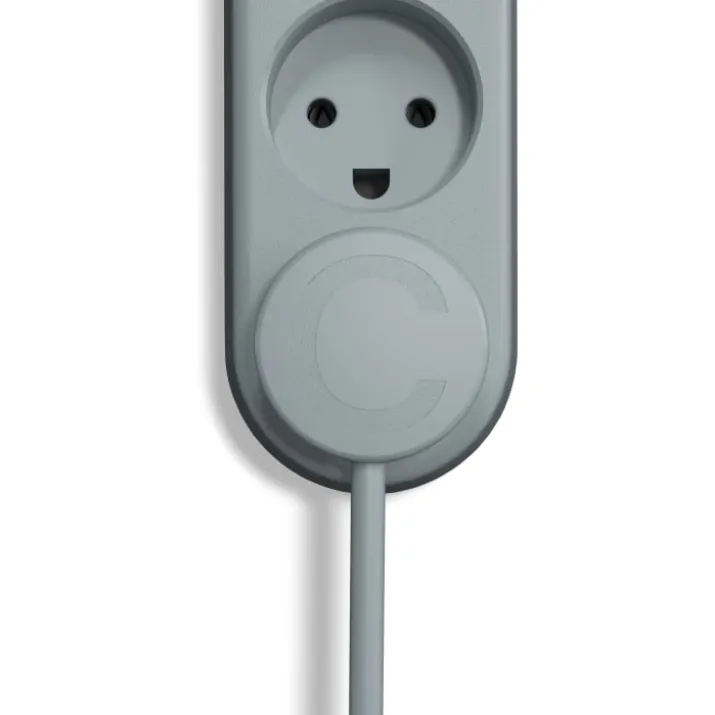 ColorCable stikdåse, grå
