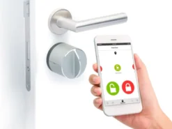 Danalock V3 Smart Lock Euro elektronisk dørlås, bluetooth, sølv