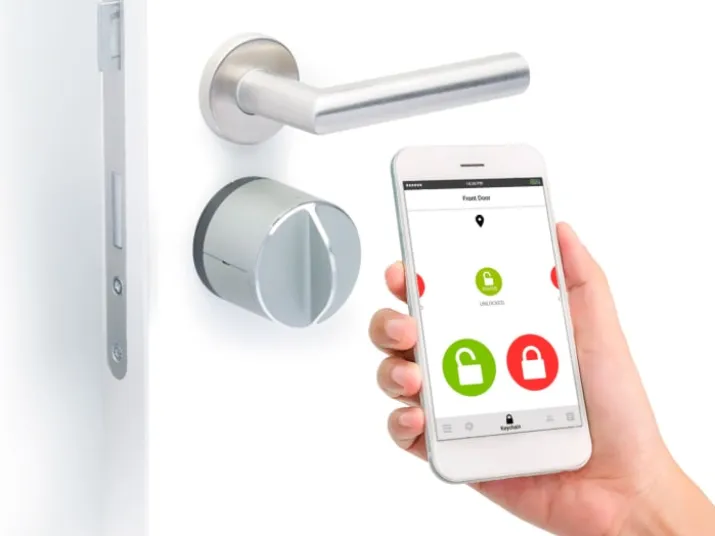 Danalock V3 Smart Lock Euro elektronisk dørlås, bluetooth, sølv