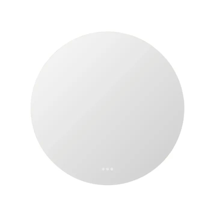 Dansani Corona spejl med lys, dæmpbar, touch, Ø75 cm