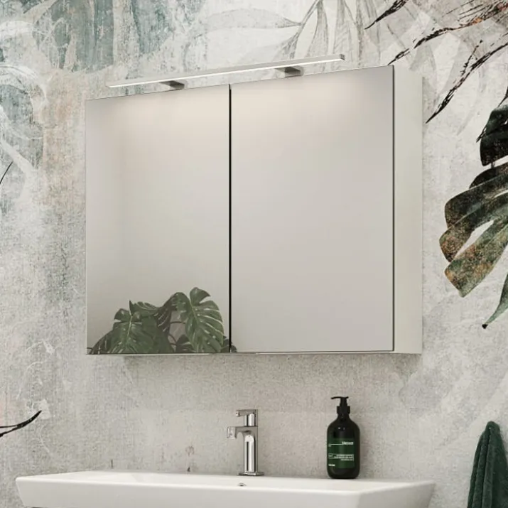 Dansani Mido+ Libra spejllampe, krom, 60 cm