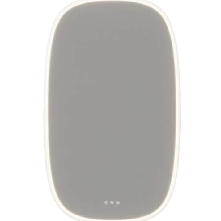 Dansani Squircle spejl med lys, 100x60 cm