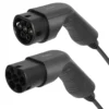 Deltaco ladekabel, type 2, 1 fase, 16A, 3,6 kW, 5 meter