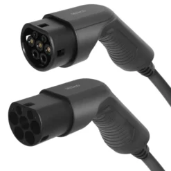 Deltaco ladekabel, type 2, 3 fase, 32A, 3 meter