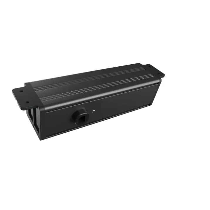 Deltaco underbordsstikdåse, 3 stikkontakter, A+C USB-oplader, sort