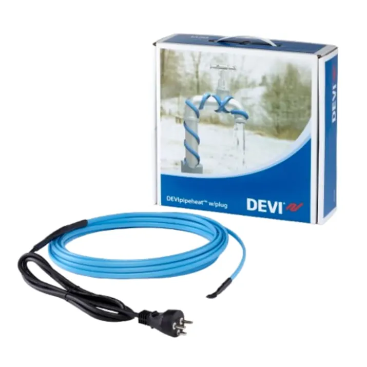 Devi Pipeheat varmekabel til frostsikring, 250W, 25 meter