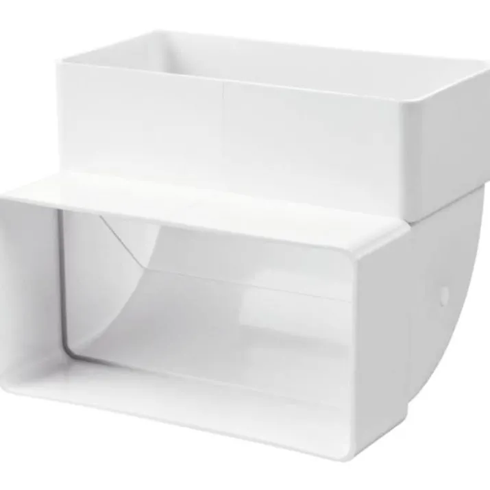 Duka bøjning, 90°, 110x55 mm over lang side, vertikal