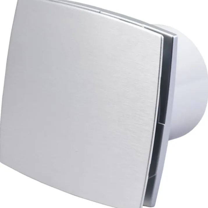 Duka EL 700Q TH badventilator, fugtstyring, timer, Ø100 mm, børstet stål