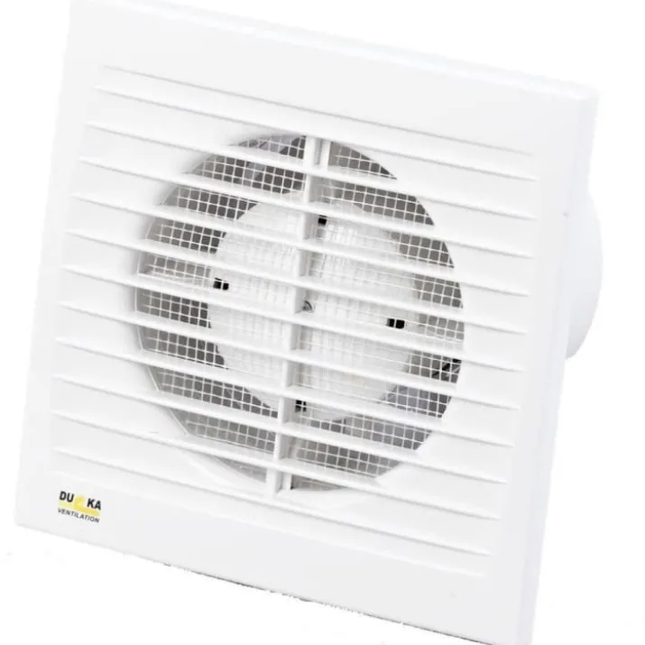 DUKA EL 500 S badventilator, Ø100 mm, hvid