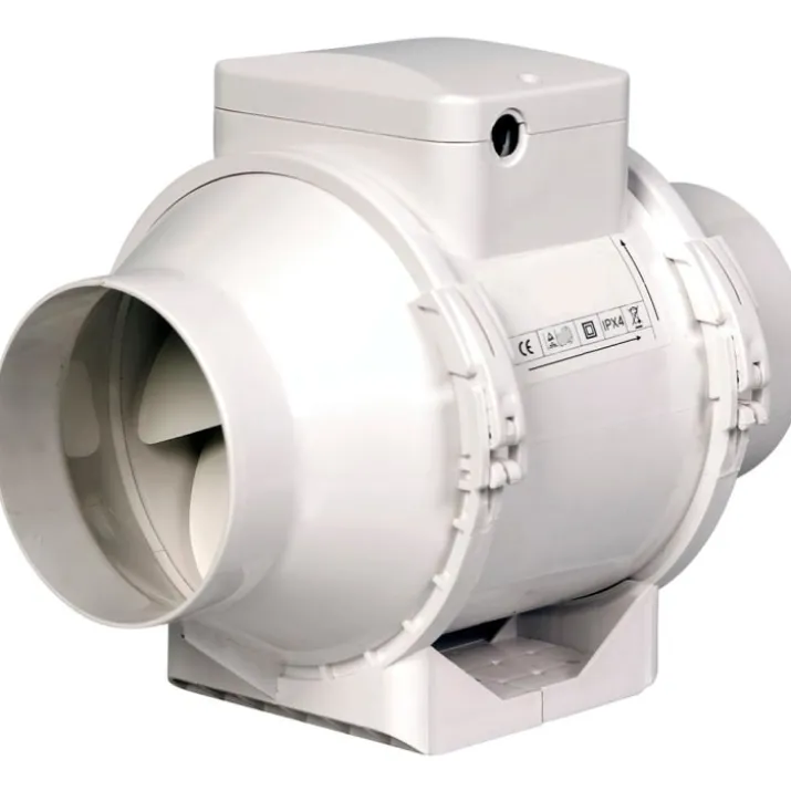Duka EL125TT kanalventilator, Ø125 mm, hvid