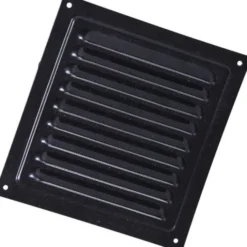 Duka jalousirist, 150x150 mm, sort