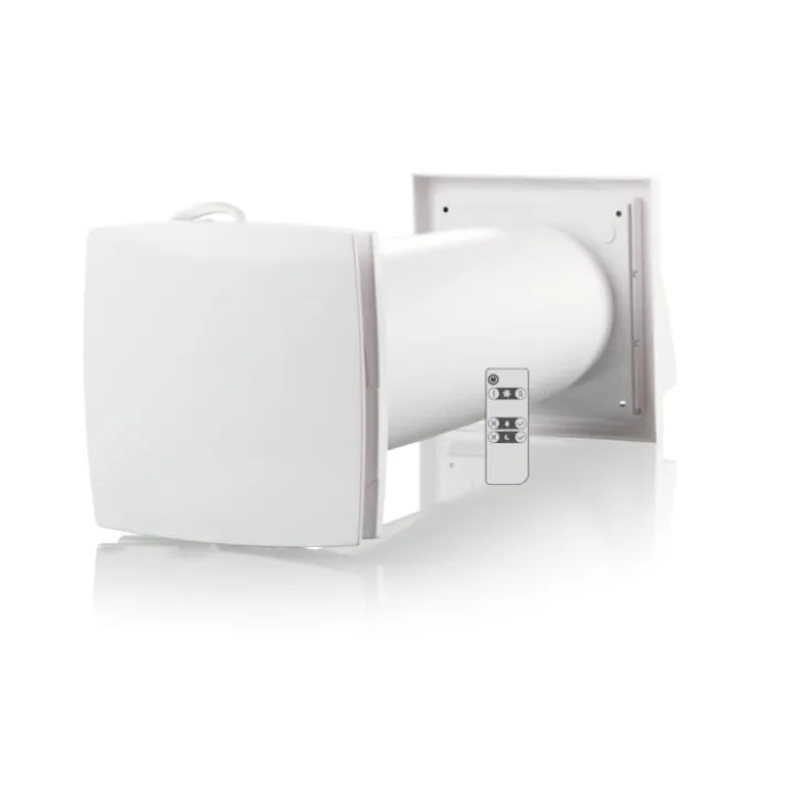Duka One C4 ventilator med varmegenvinding, Ø100 mm, hvid
