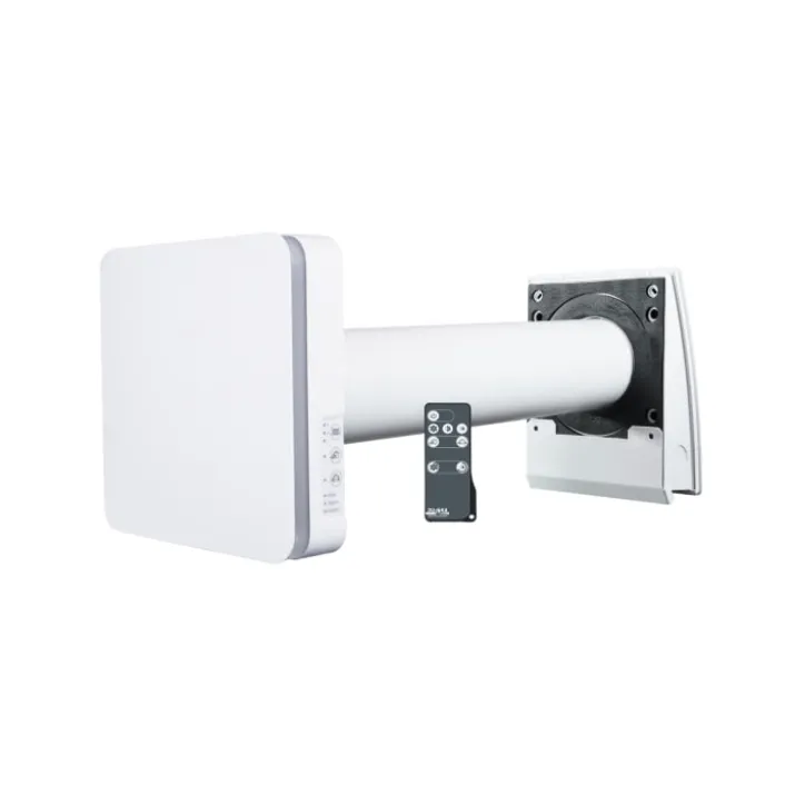 Duka One Pro 25 S ventilator med varmegenvinding, Ø100 mm, hvid