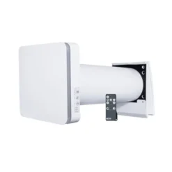 Duka One S6B ventilator med varmegenvinding, Ø160 mm, hvid