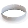 Duka rørstuds for S7 ventilator Ø100 mm, hvid