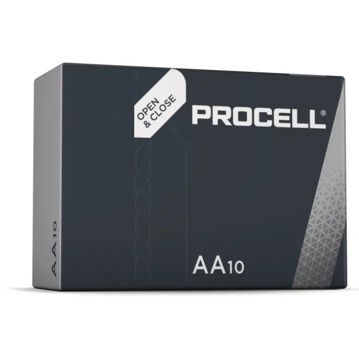 Duracell Procell AA batterier, 10 stk.