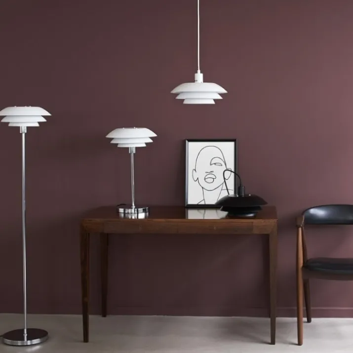 Dyberg Larsen DL31 gulvlampe, hvid